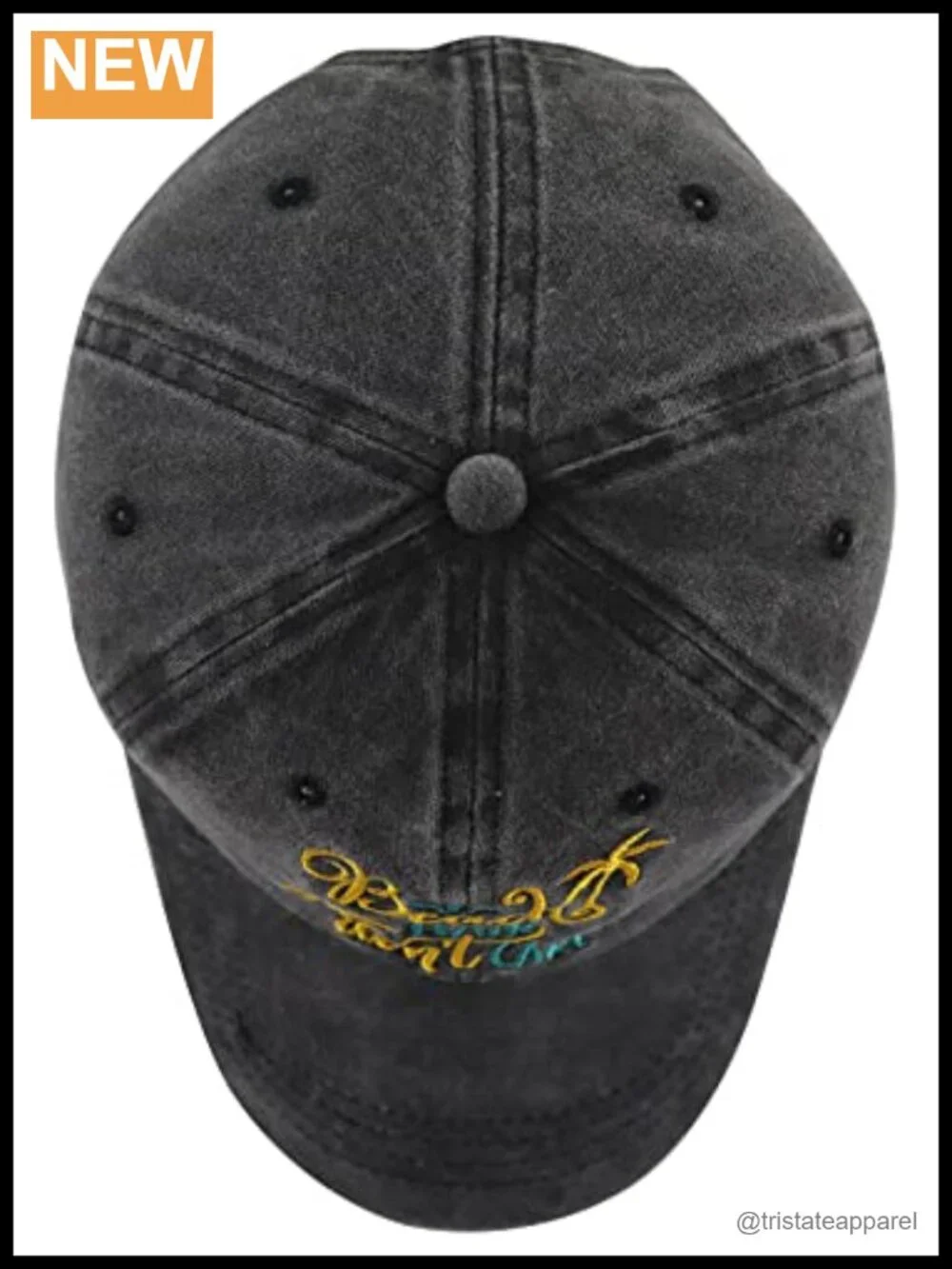 Funny Adjustable Washed Cotton Embroidered Summer Sun Beach Baseball Cap